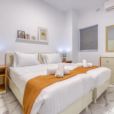 شقة Lovely 2br In St Pauls Bay Near Promenade By 360 Estates