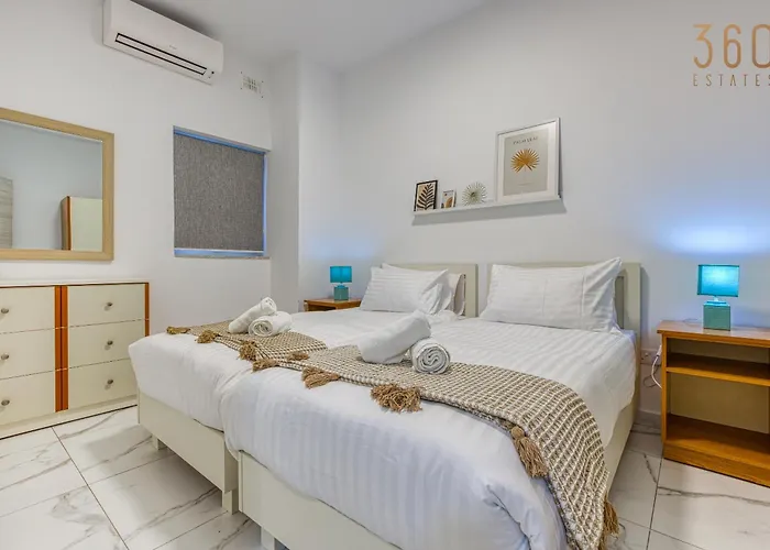 Lovely 2br In St Pauls Bay Near Promenade By 360 Estates Apartment *