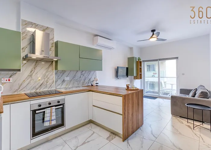 Lovely 2br In St Pauls Bay Near Promenade By 360 Estates Apartment *